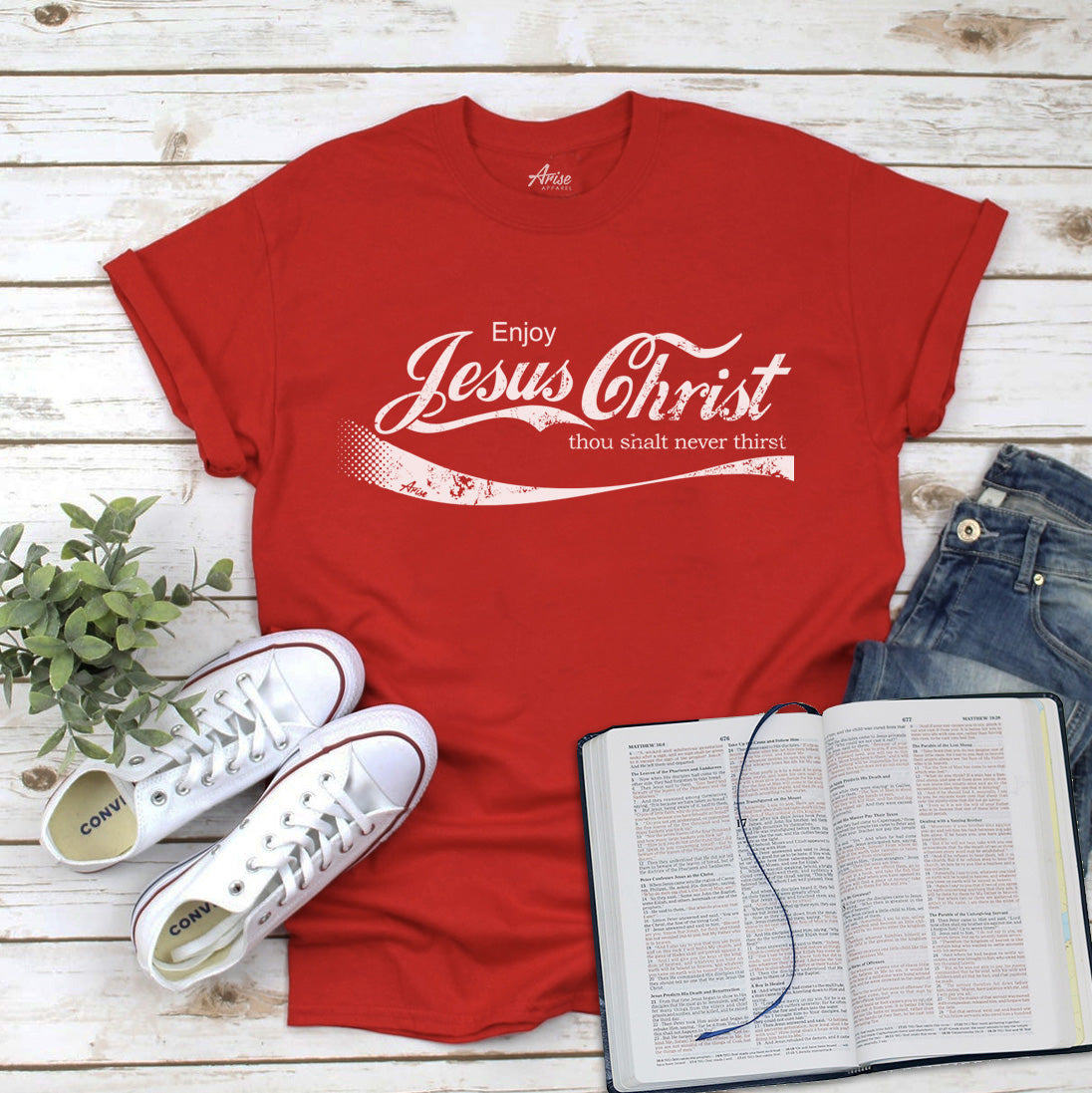 Enjoy Jesus Christ T-Shirt – Bold Faith Graphic Tee - 6 Colors!