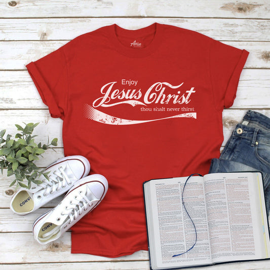 Enjoy Jesus Christ T-Shirt – Bold Faith Graphic Tee - 6 Colors!
