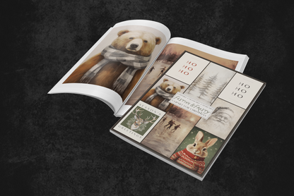 Festive & Frosty Clipart for Christmas: Clippable • Frameable • Giftable