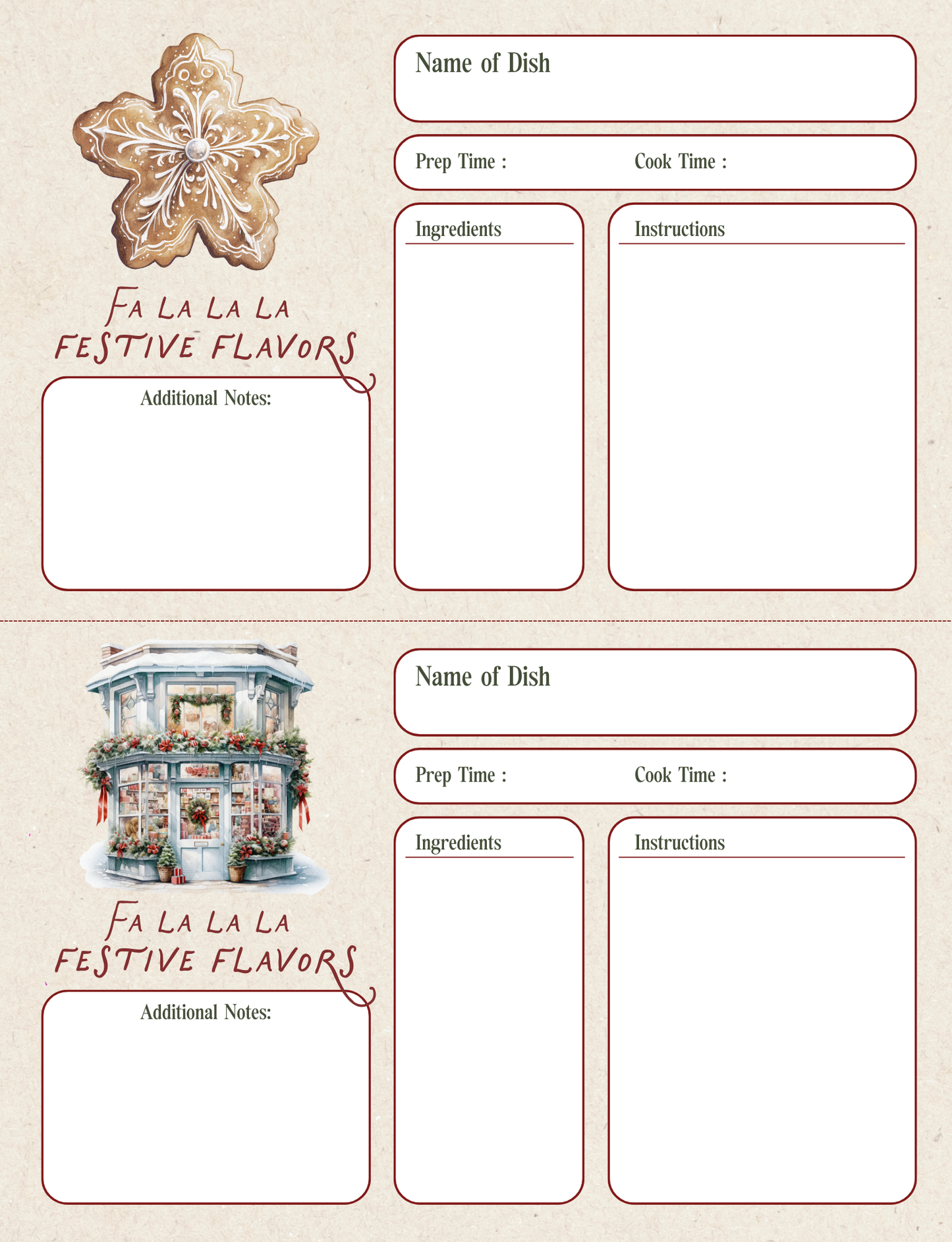 Festive & Frosty Clipart for Christmas (Instant Download Edition)