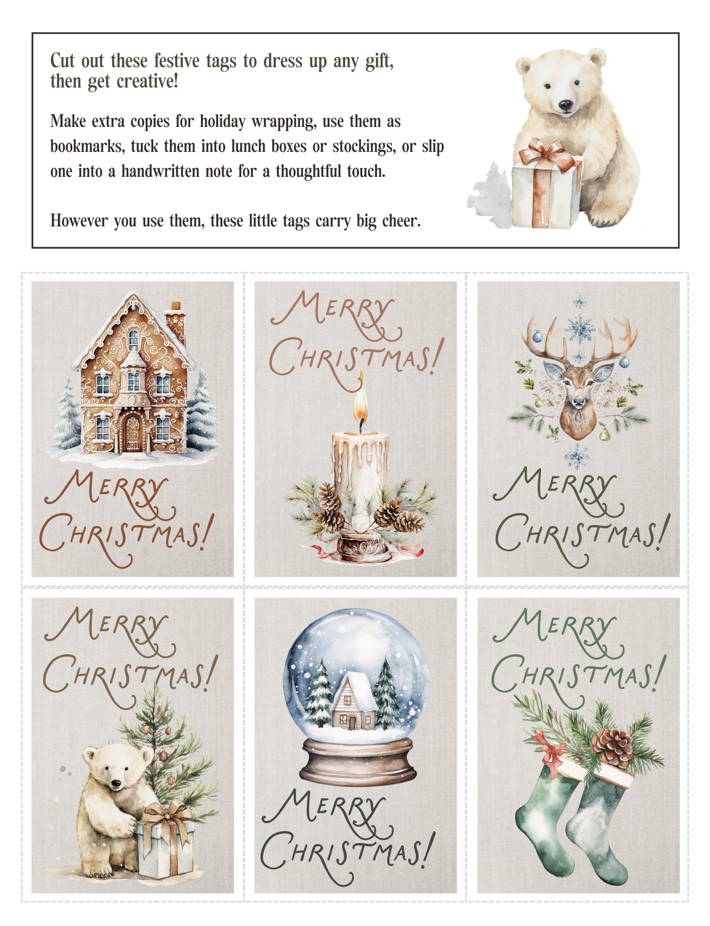 Festive & Frosty Clipart for Christmas (Instant Download Edition)