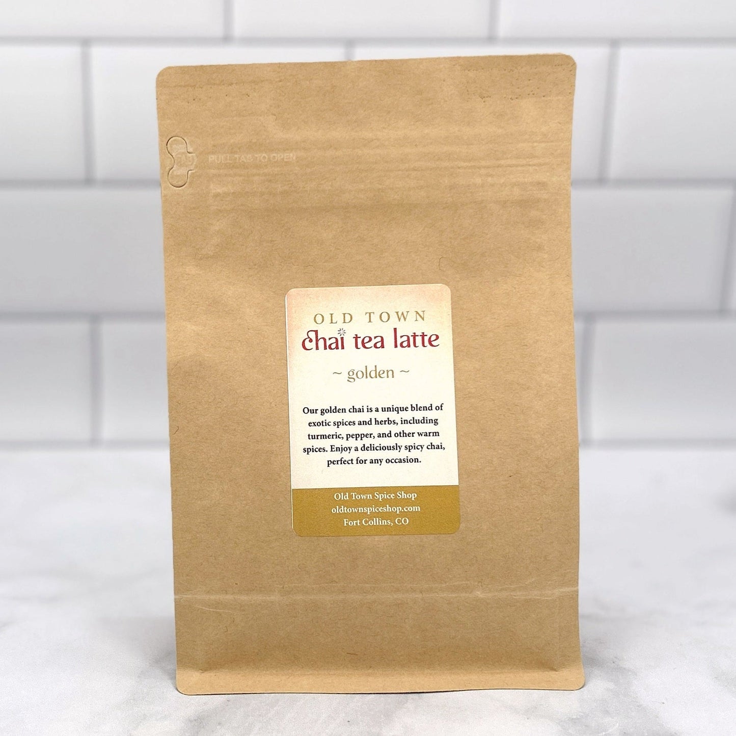 Chai Tea Latte – Golden Chai | Spiced Turmeric Chai Blend - 10.2 oz