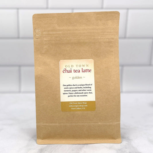 Chai Tea Latte – Golden Chai | Spiced Turmeric Chai Blend - 10.2 oz