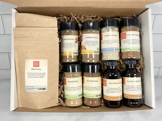 Holiday Baking Gift Box | Deluxe Spice & Cocoa Collection