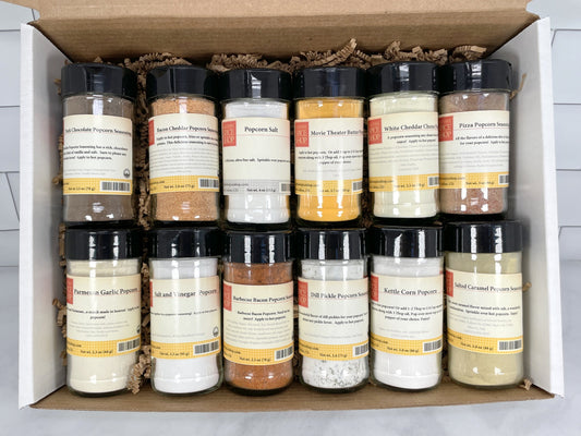 Popcorn Party Gift Box | Deluxe Popcorn Seasoning Collection