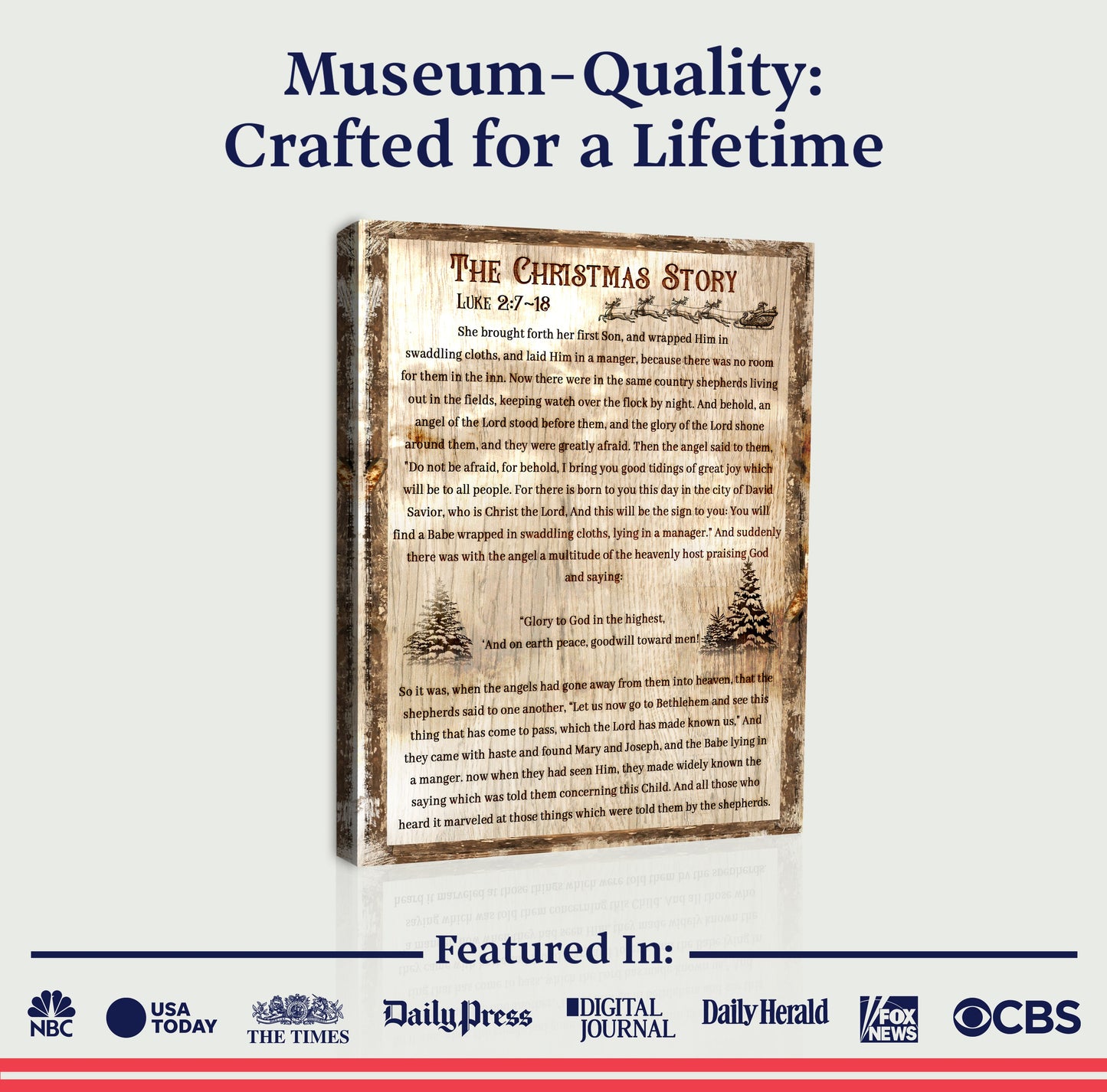 The Christmas Story Canvas Wall Art II