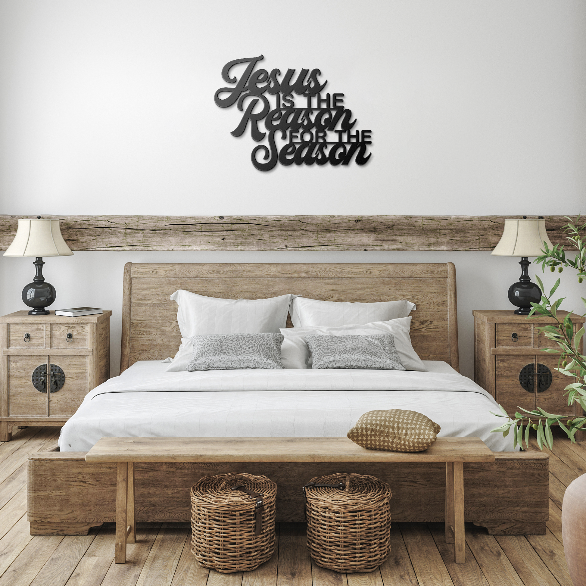 Jesus_is_the_Reason_for_the_Season_Metal_Black_Farmhouse_Bedroom_Mockup.png