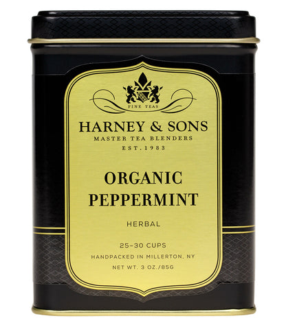 Harney & Sons Organic Peppermint Herbal Tea – Caffeine-Free