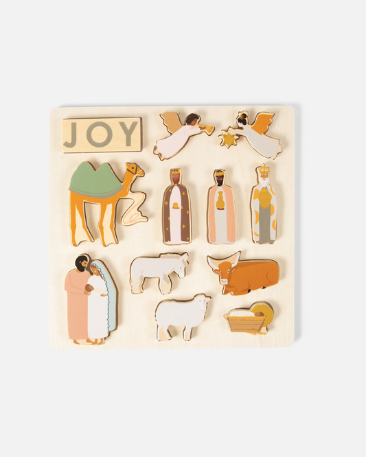 Nativity Wooden Puzzle – Advent & Christmas Activity