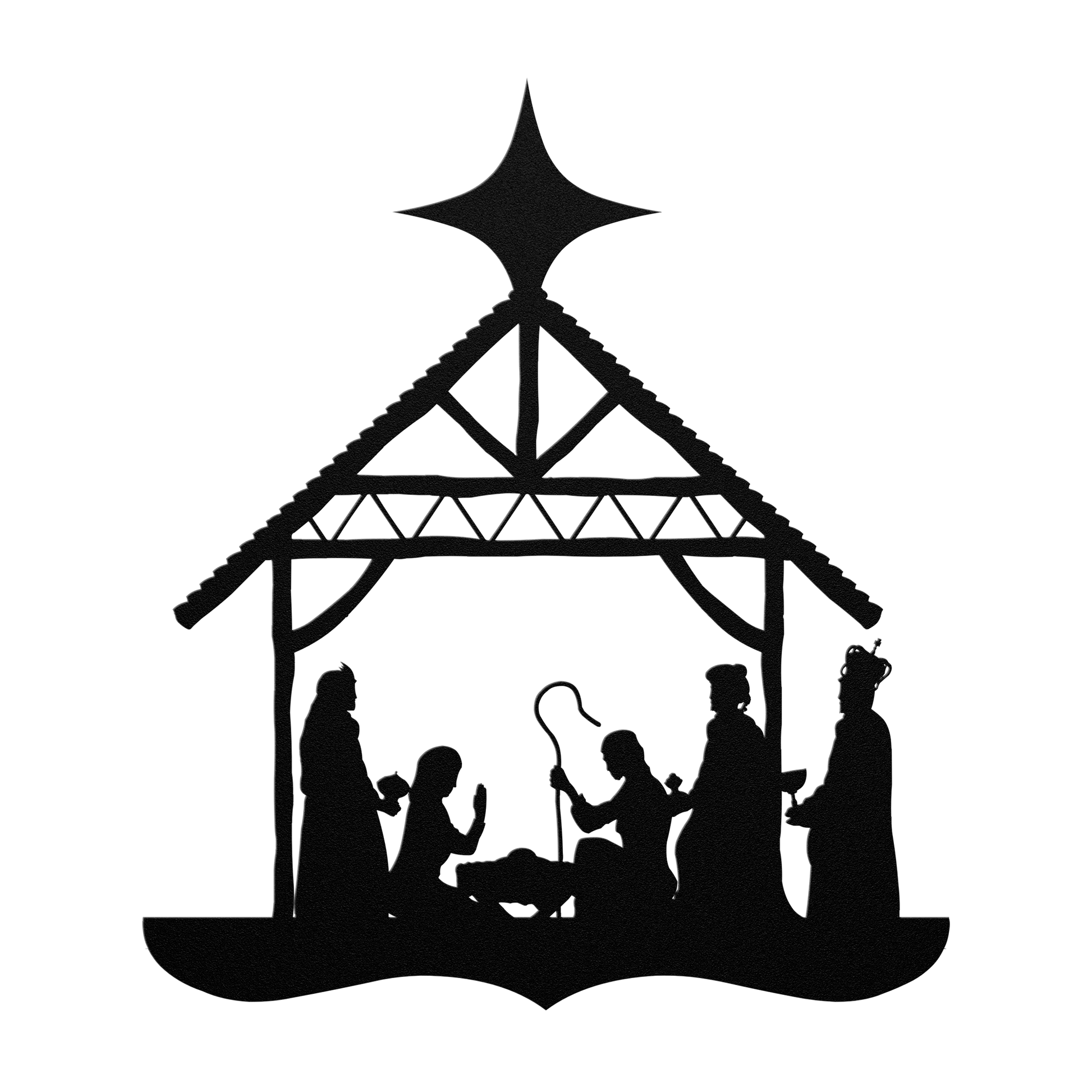 Nativity_Silhouette_Metal_Wall_Hanging_Black_Transparent_Mockup.png