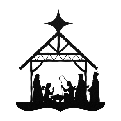 Nativity_Silhouette_Metal_Wall_Hanging_Black_Transparent_Mockup.png