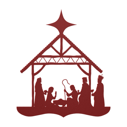 Nativity_Silhouette_Metal_Wall_Hanging_Red_Transparent_Mockup.png