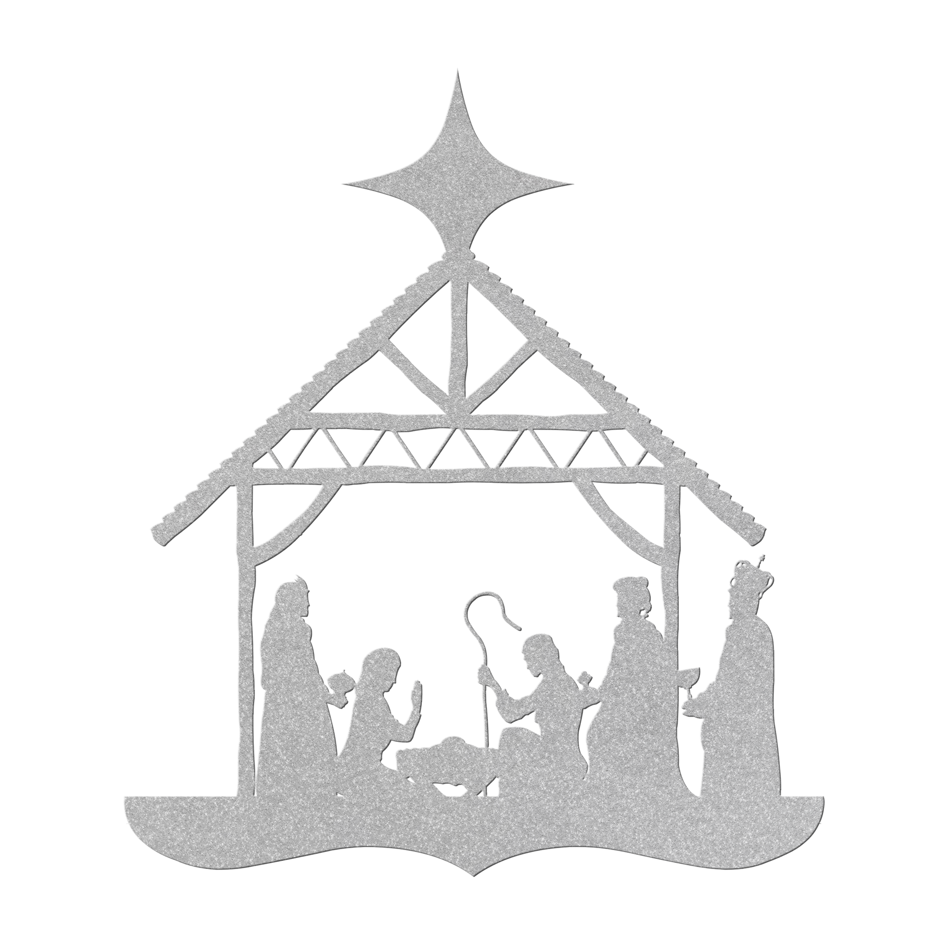 Nativity_Silhouette_Metal_Wall_Hanging_Silver_Transparent_Mockup.png