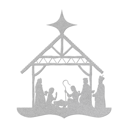 Nativity_Silhouette_Metal_Wall_Hanging_Silver_Transparent_Mockup.png
