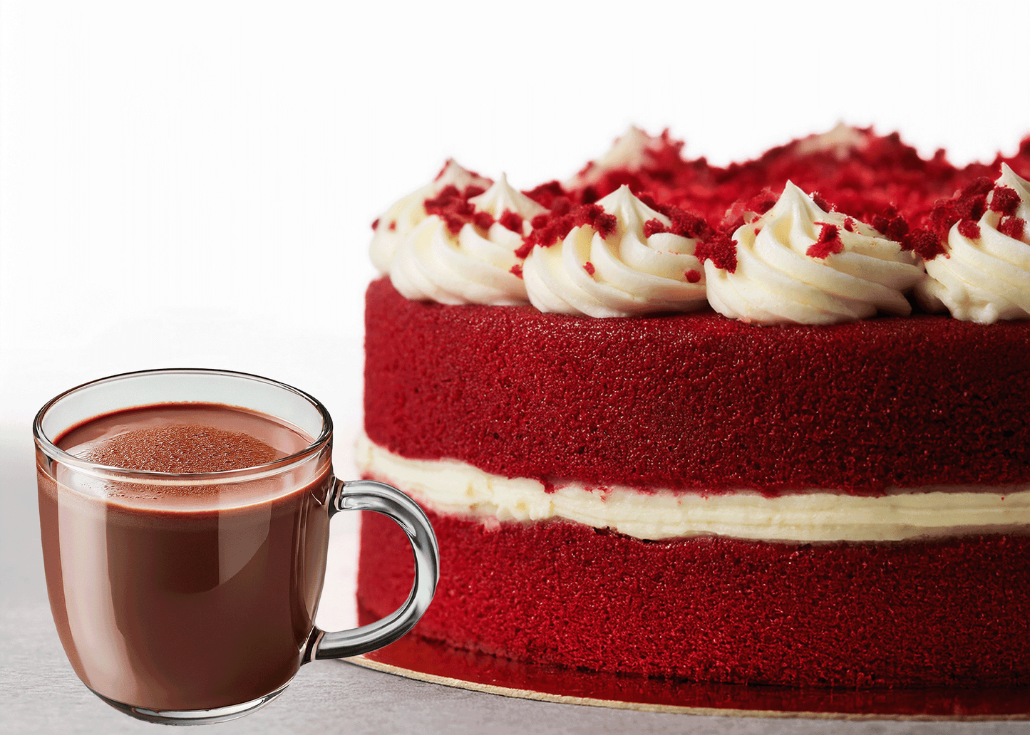 Red Velvet Hot Cocoa | Decadent Dessert-Inspired Drink - 3 Sizes!!