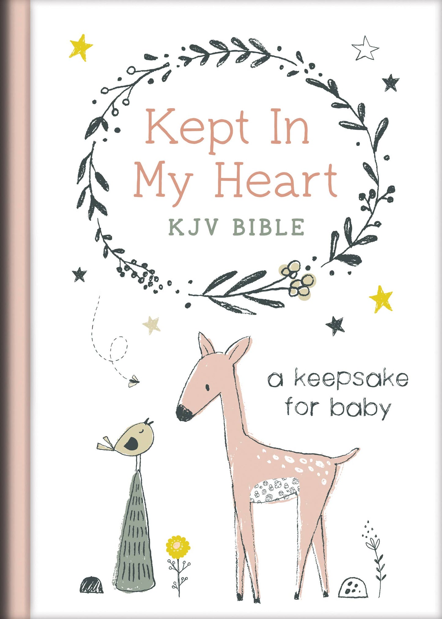 Kept in My Heart KJV Keepsake Bible for Baby Girl