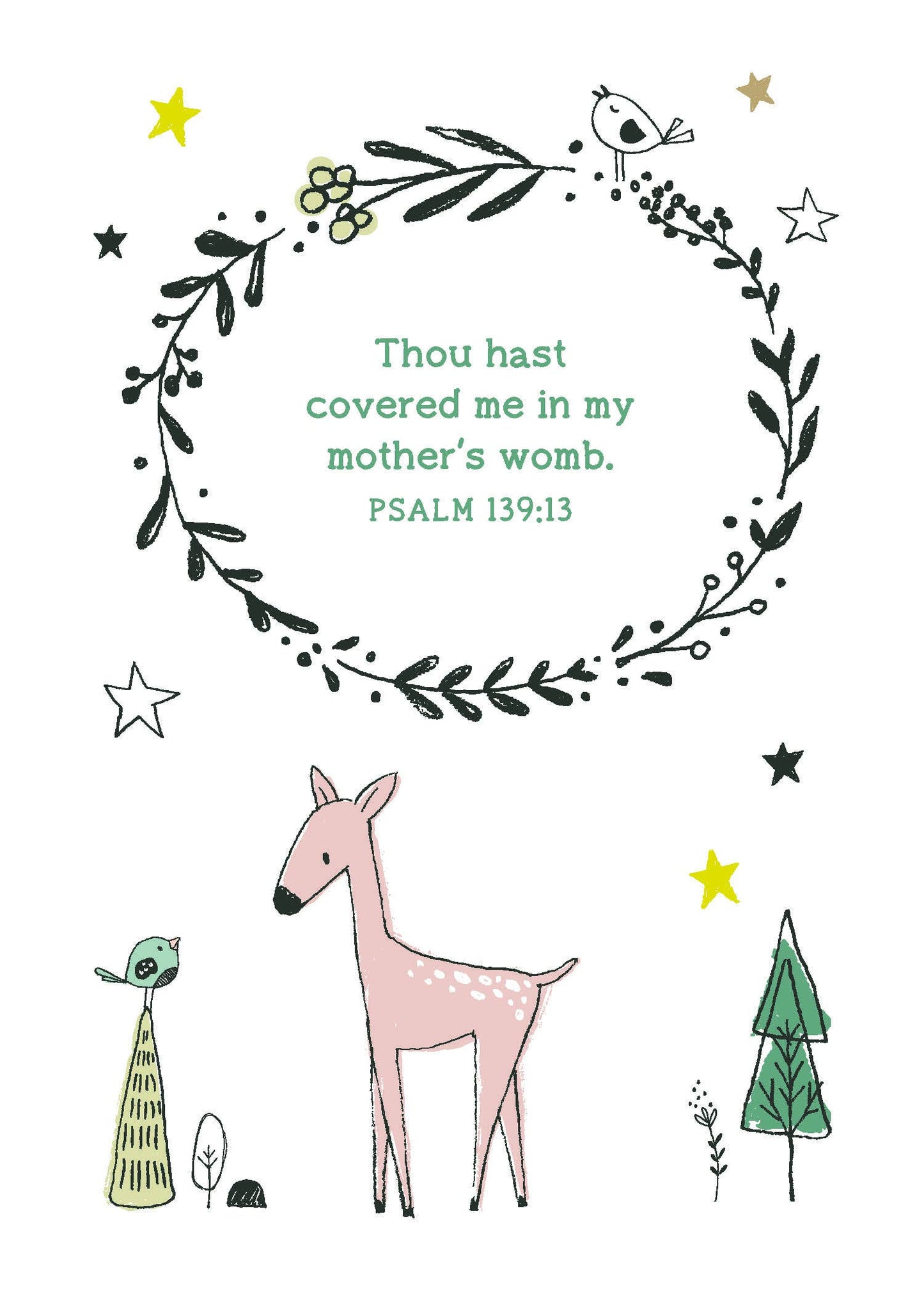 Kept in My Heart KJV Keepsake Bible for Baby Girl