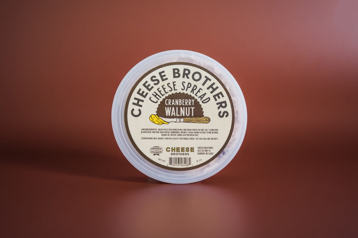 Cranberry walnut cream cheese spread from Wisconsin