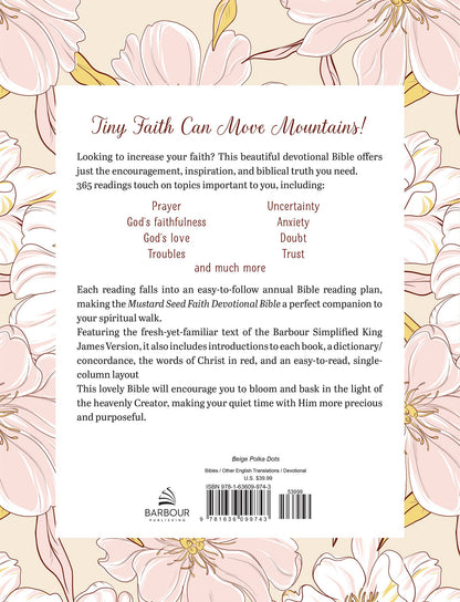 Mustard Seed Faith Devotional Bible – Simplified KJV