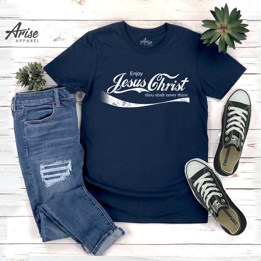 Enjoy Jesus Christ T-Shirt – Bold Faith Graphic Tee - 6 Colors!