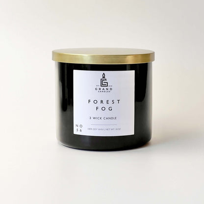 Forest Fog Soy Candle – Earthy Cedarwood & Moss Blend