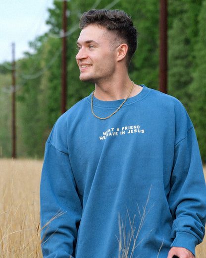 What a Friend Beach Crewneck Sweatshirt - 2 Colors!