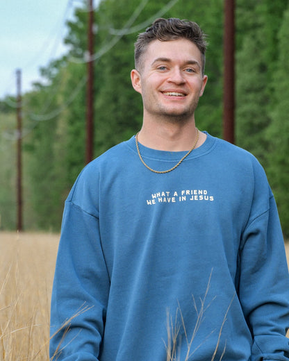 What a Friend Beach Crewneck Sweatshirt - 2 Colors!