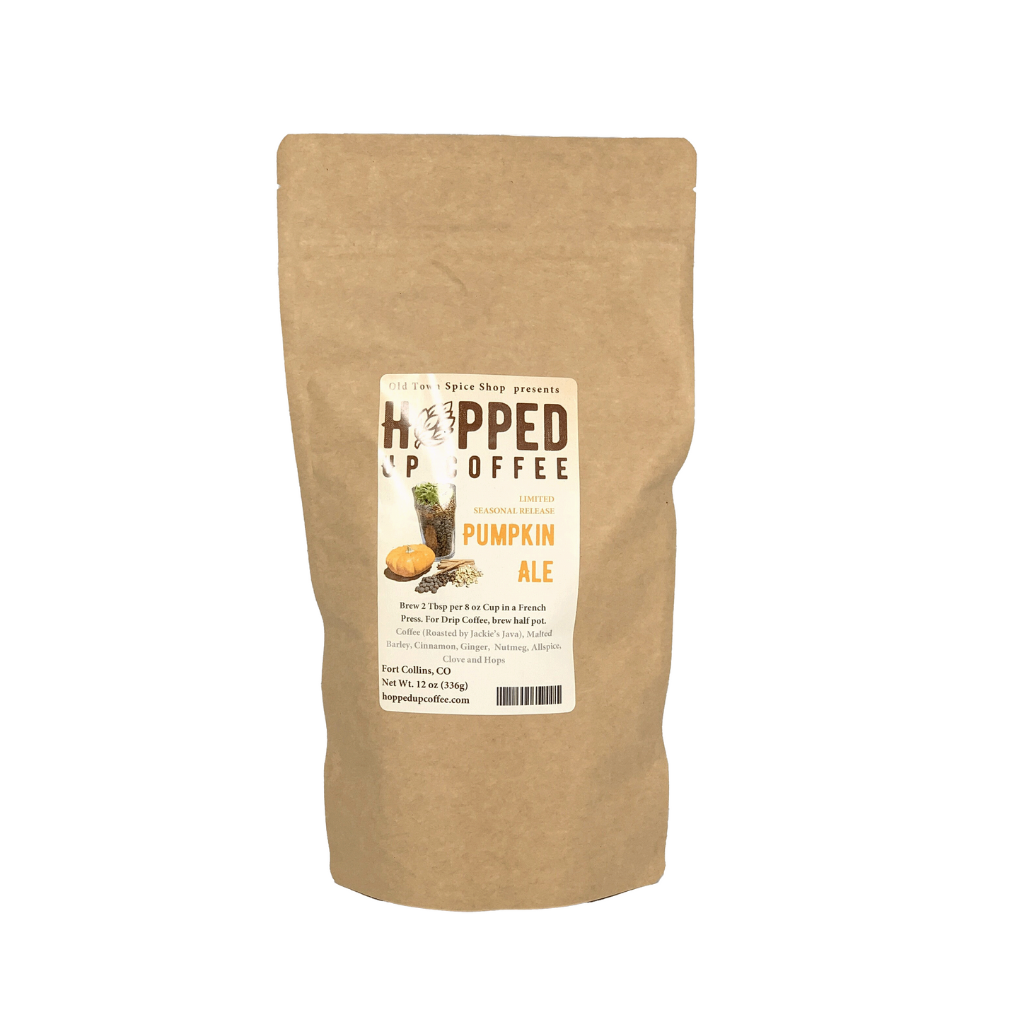 Pumpkin Ale Coffee – Hopped Up Coffee - 2 Sizes!!