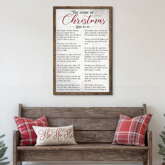 The Christmas Story Canvas Wall Art III