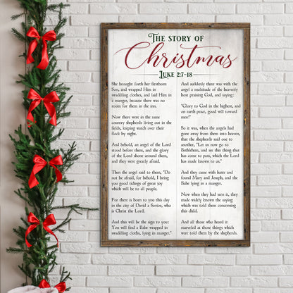 The Christmas Story Canvas Wall Art III