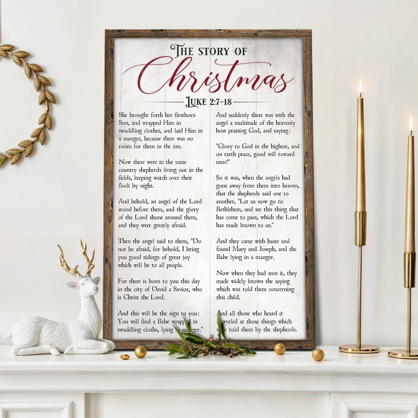 The Christmas Story Canvas Wall Art III