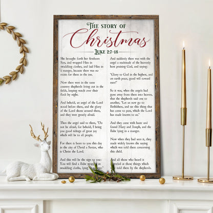 The Christmas Story Canvas Wall Art III