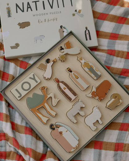 Nativity Wooden Puzzle – Advent & Christmas Activity