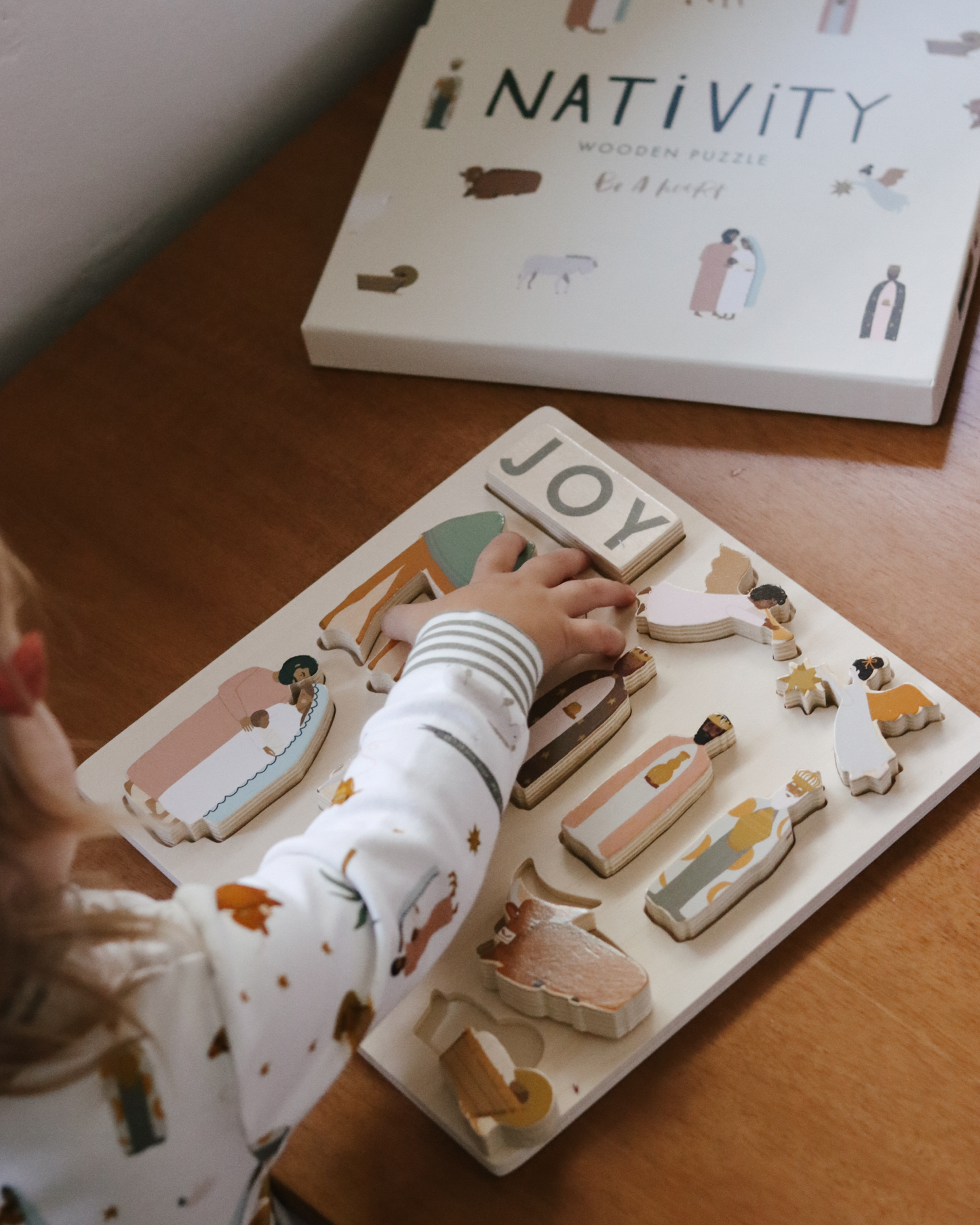 Nativity Wooden Puzzle – Advent & Christmas Activity