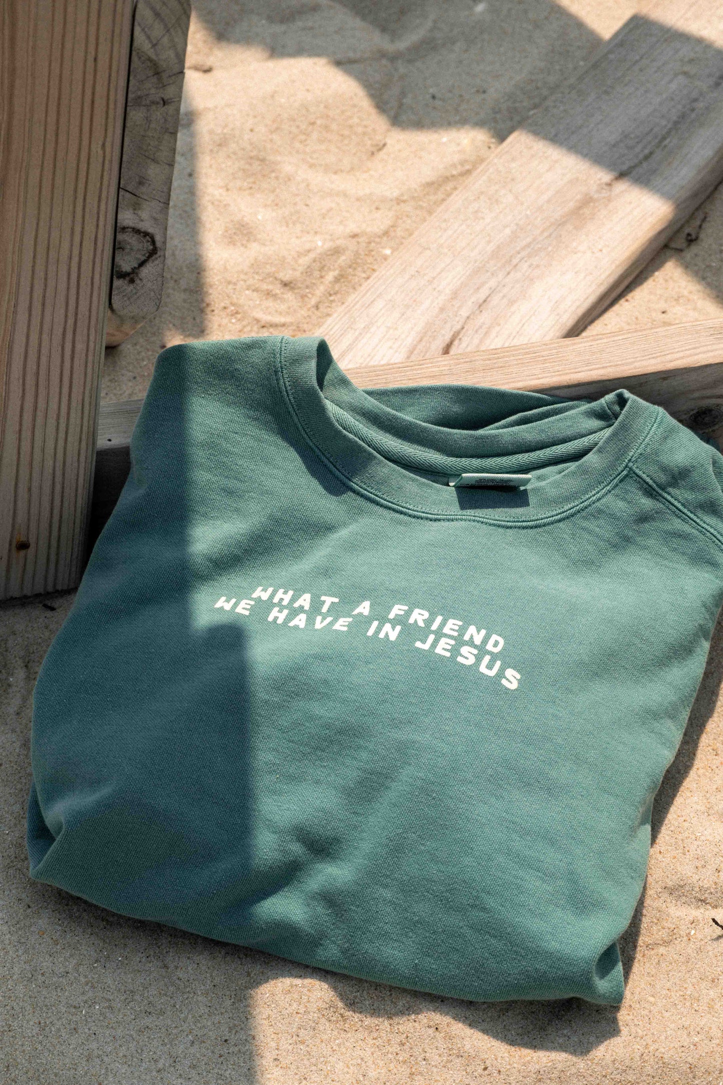 What a Friend Beach Crewneck Sweatshirt - 2 Colors!