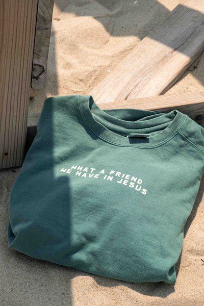 What a Friend Beach Crewneck Sweatshirt - 2 Colors!