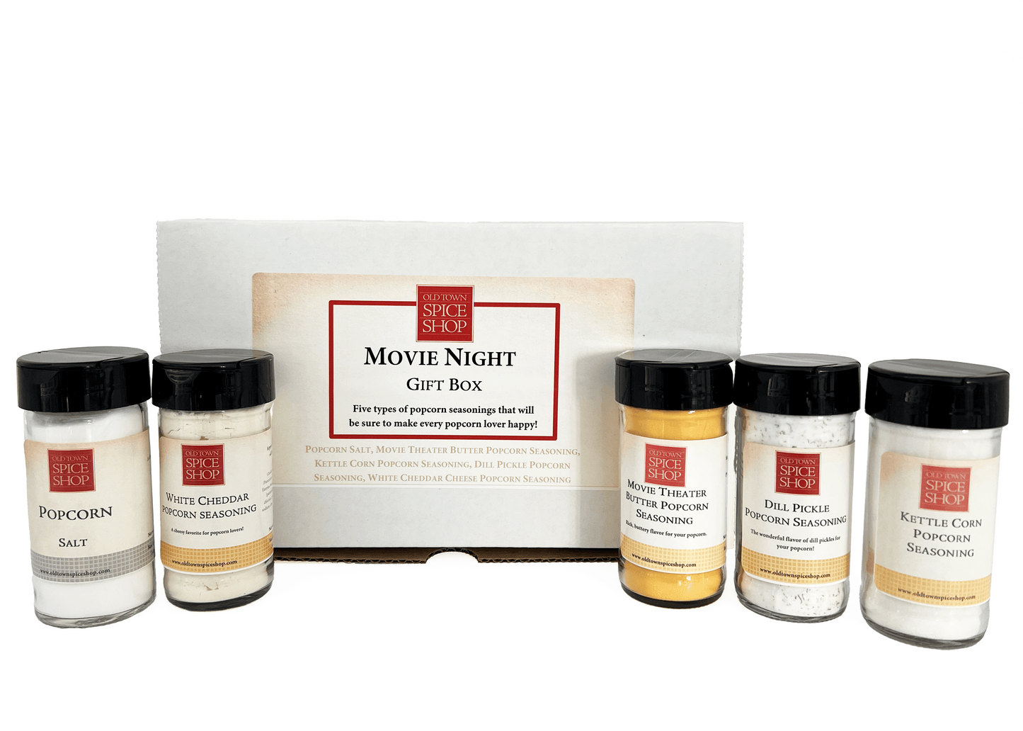 Movie Night Gift Box | Popcorn Seasoning Sampler